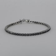 Bratara din aur alb 18k cu diamante