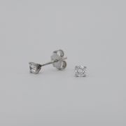 Cercei din aur 18k cu diamante
