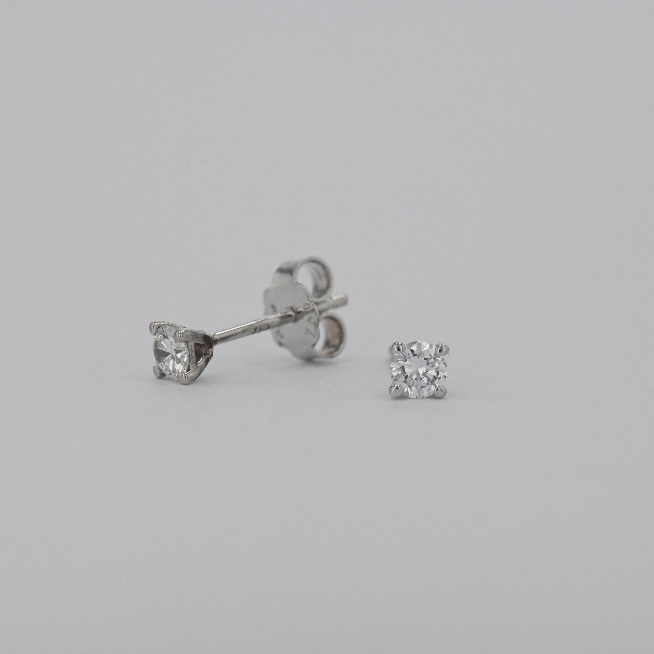 Cercei din aur 18k cu diamante