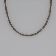 Colier 4,48 grame din diamante light brown(brute), inchizatoare metalica