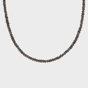 Colier 4,48 grame din diamante light brown(brute), inchizatoare metalica