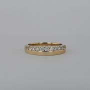 Inel din aur galben 14k cu diamante