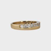 Inel din aur galben 14k cu diamante