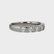 Inel din platina 950, cu diamante 0,45 ct.